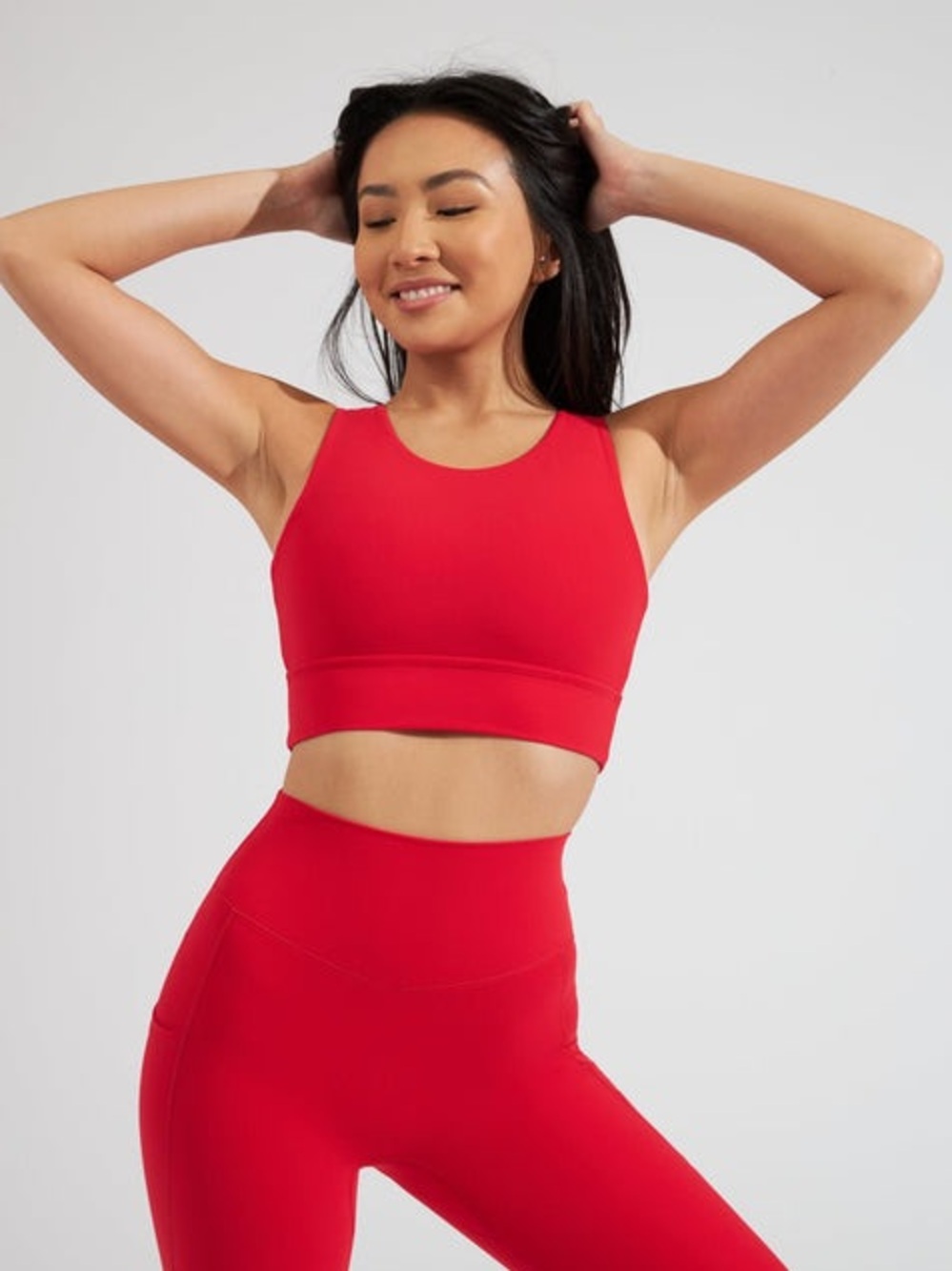 BuffBunny Salsa Red Geo Bra